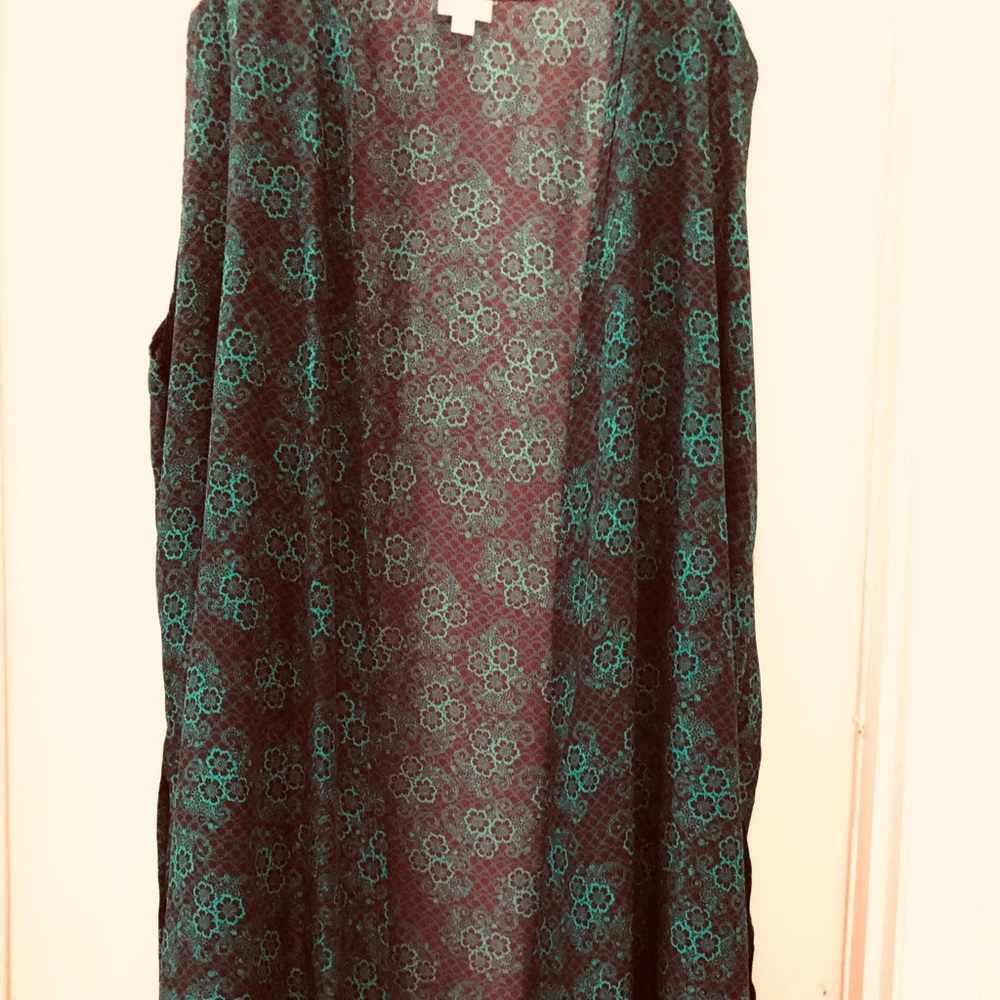 LuLaRoe ‘Joy’ - a long vest. Sz XL